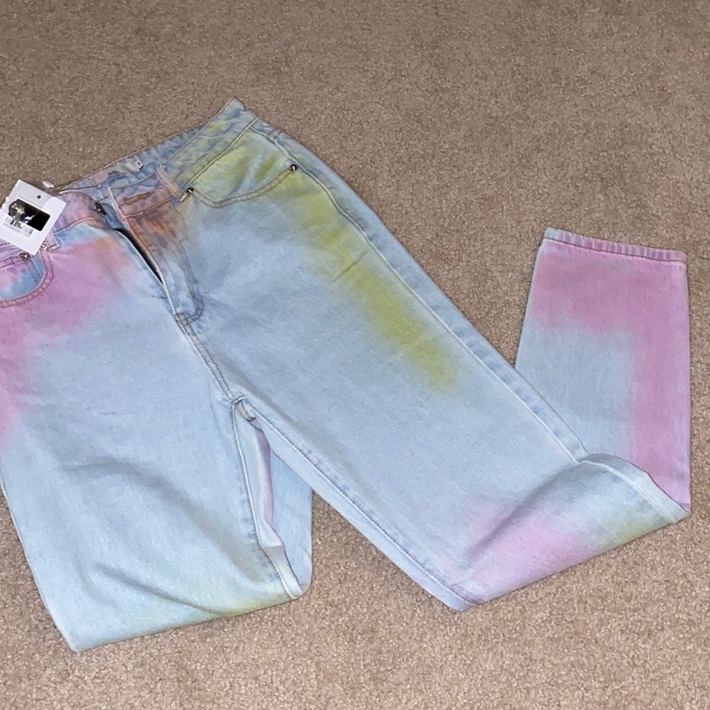 adika jeans tie-dye